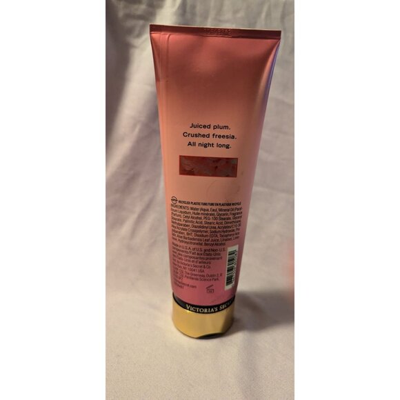 Victorias Secret Pure Seduction 8 Oz Fragrance Lotion Plum & Freesia Scent - Picture 2 of 2